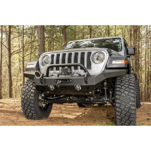 Rugged Ridge - HD Bumper, Full Width, Front; 07-18 Wrangler Jk, 18-19 Wrangler Jl - 11540.31