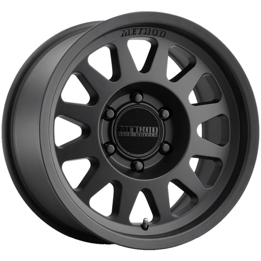 Method - 17x8.5 on 6x5.5 Bead Grip Wheel MR704 - Matte Black