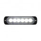 High Power 6 LED Super Thin Directional Warning Light - White