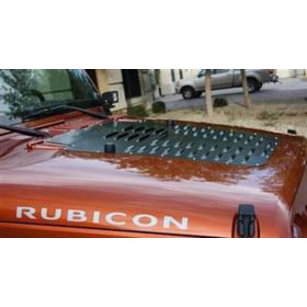 Poison Spyder - Hood Louver with Single Windshield Sprayer for JK - 17-53-010-PC