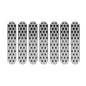 DV8 - (97-06) Jeep TJ Grill Inserts Black 7-Pieces (D-JP-190018-BLACK)