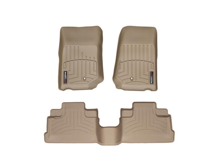 WeatherTech - Front and Rear floor mats - Tan - 451051 / 451052