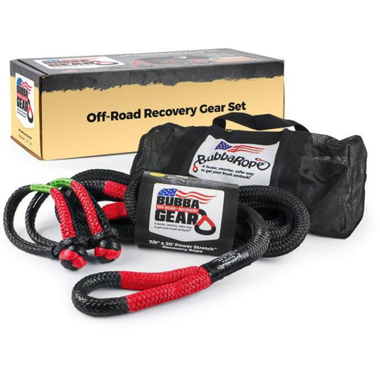 Bubba Rope - 7/8" x 30' Off-Road Truck Recovery Gear kit - 176880RDG