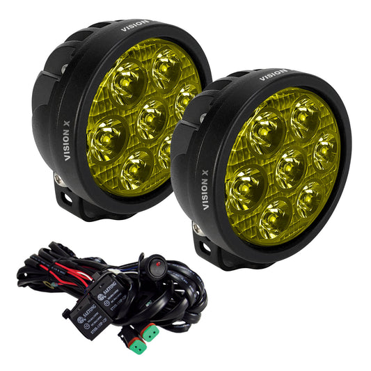 Vision X - 4.5 in. Cannon lights (Yellow)- CR-7SYKIT