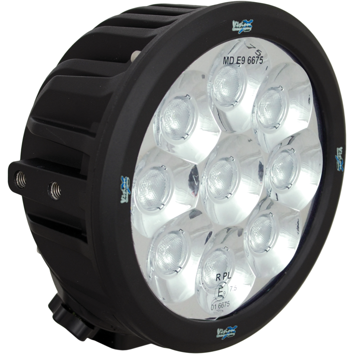 Vision X - 6" Round Transporter Xtreme Narrow Beam LED Light - ctl-tpx1810