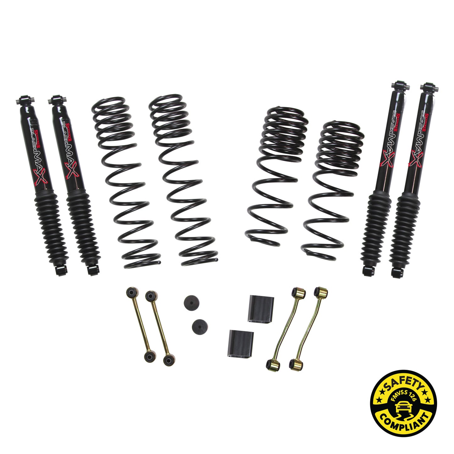 Skyjacker - JL Rubicon Lift Kit - (18+) 2.5" Dual Rate-Long Travel Lift Kit System with Black MAX Shocks