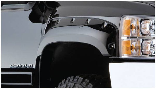 Bushwacker -Chevrolet/GMC Cut-Out Front Fender Flares (Paintable) Fronts - 40019-11