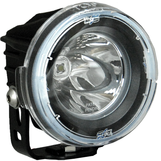 Vision X -  3.7" Round PCV Light Cover (Clear) - PCV-OPR1