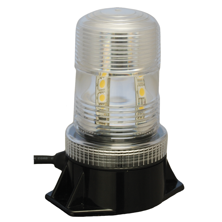 Vision X - 5.25 in. Utility LED Strobe Beacon (White) - xil-ubw