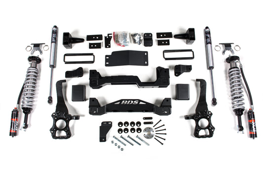 BDS - 6 Inch Lift Kit | Upper A-Arm replacement | FOX 2.5 Performance Elite Coil-Over | Ford F150 (15-20) 4WD - BDS1532FPE